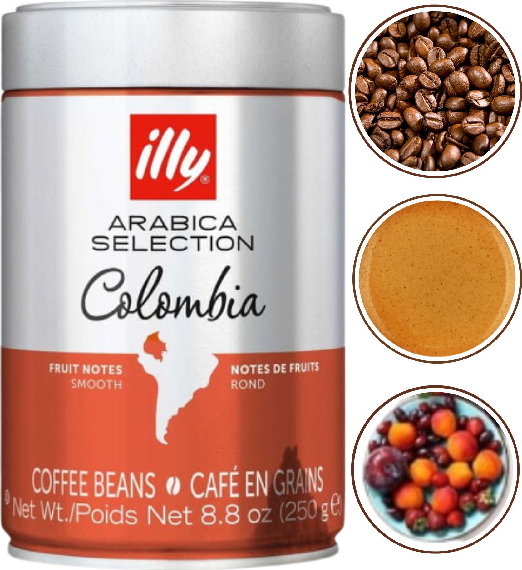Kawa ziarnista illy Arabica Selection Colombia 250 g