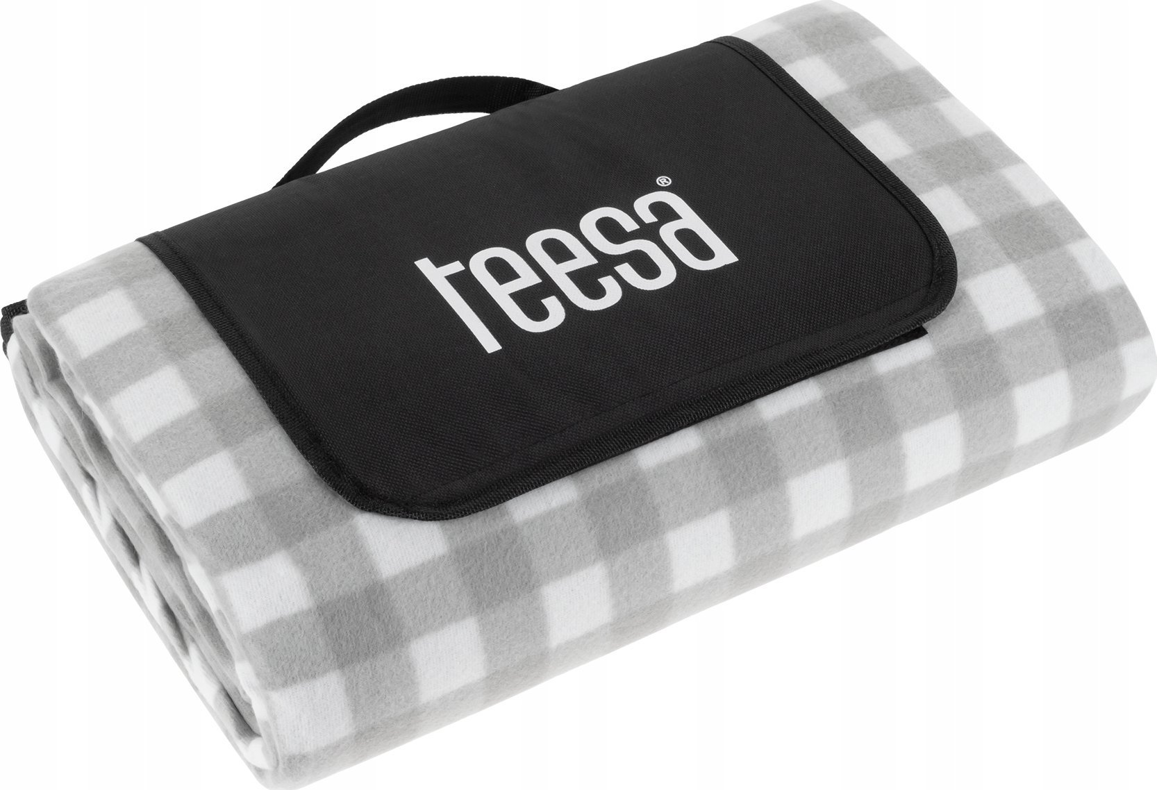 Teesa Koc mata piknikowa z izolacją 200x200 cm TEESA - szara krata