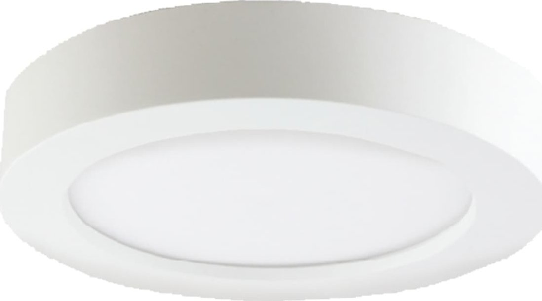 Lampa sufitowa Orno CITY LED 20W, oprawa downlight, natynkowa, okrągła, 1600lm, 3000K, biała, wbudowany zasilacz LED