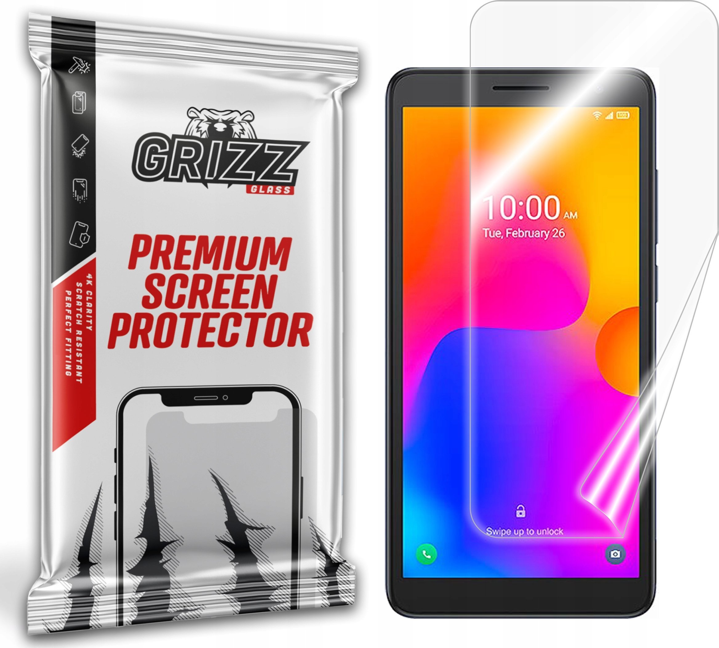 GrizzGlass Folia ceramiczna GrizzGlass CeramicFilm do Alcatel 1B 2022