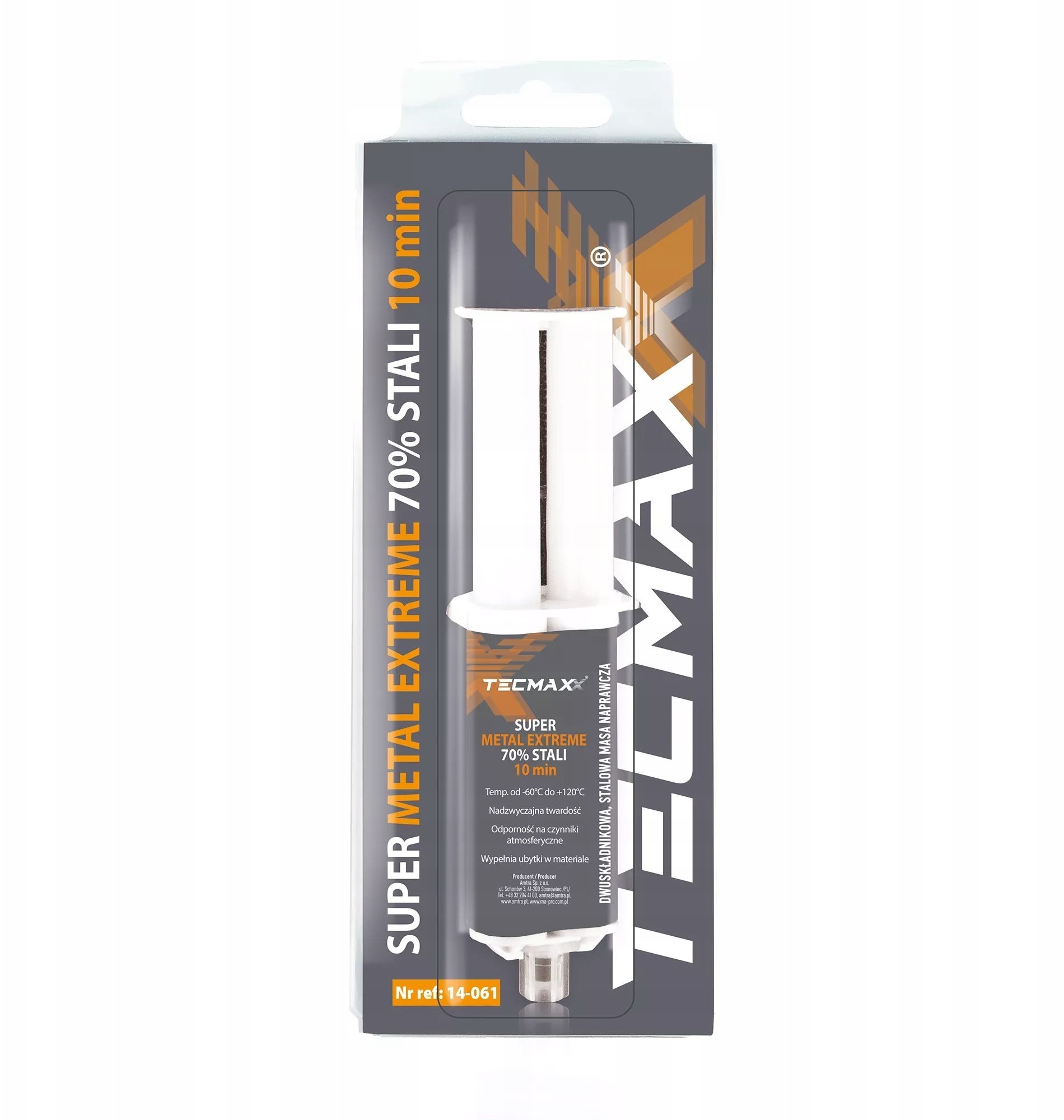 TECMAXX SUPER METAL 70% STALI 25ml / 67g STRZYKAWKA