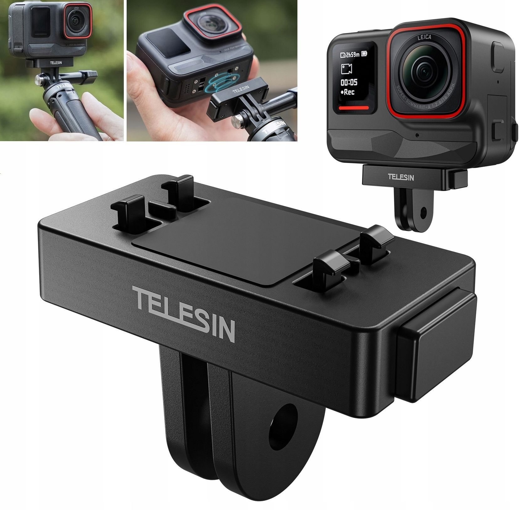 Telesin Uchwyt magnetyczny do Insta 360 Ace Pro 2/ Ace Pro