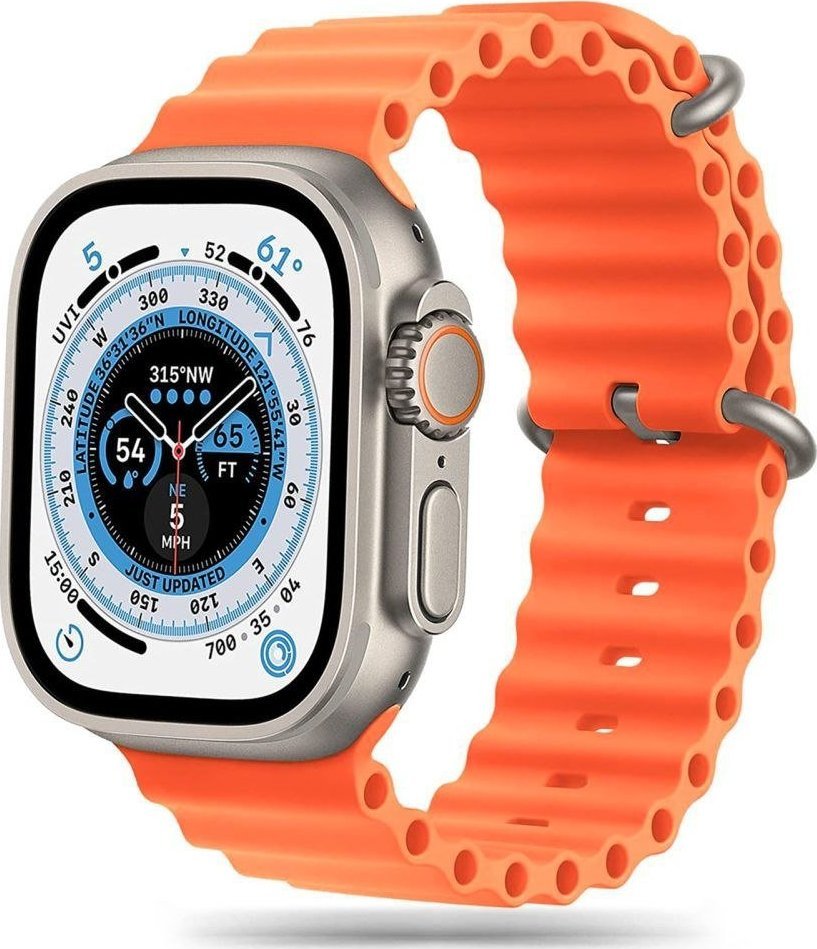 Braders Pasek Icon Pro do Apple Watch 4 / 5 / 6 / 7 / 8 / SE / Ultra (42 / 44 / 45 / 49 mm) Orange