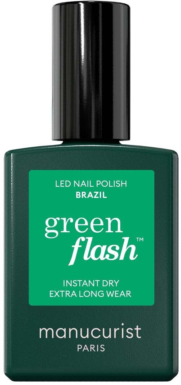 MANUCURIST_Green Flash Led Gel Nail Lacquer lakier do paznokci Brazil 15ml