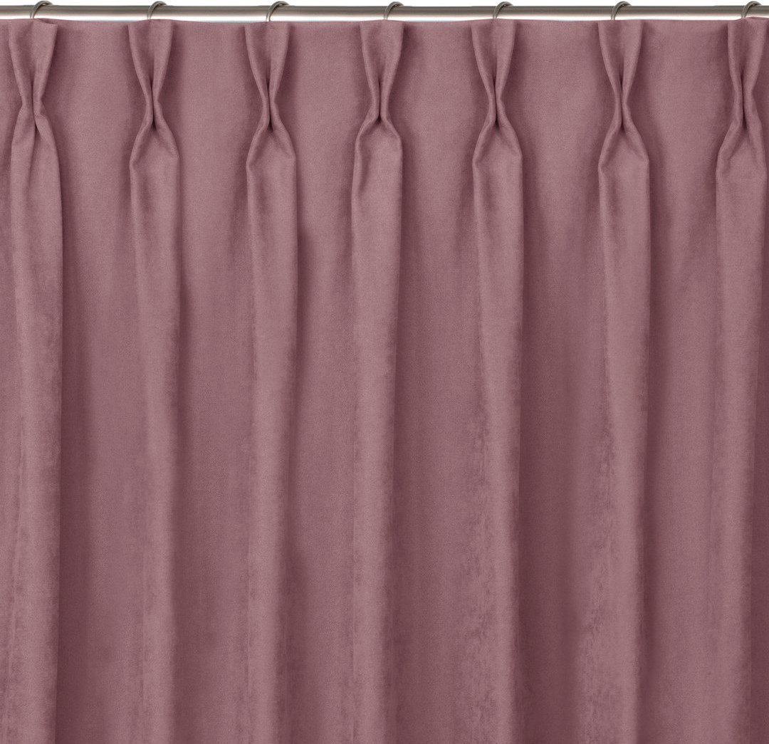 Homede Zasłona MILANA różowy szenila 280x300 HOMEDE