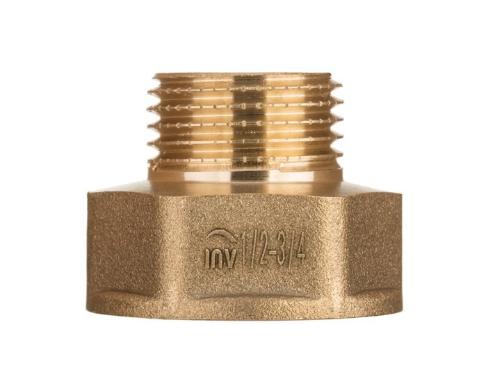 Invena Redukcja nakrętno–wkrętna gwint wewn./ zewn. 3/4x1/2" - ZM-10-153