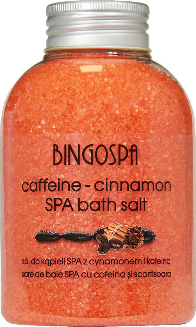 BingoSpa Sól do kąpieli SPA cynamon kofeina 600g
