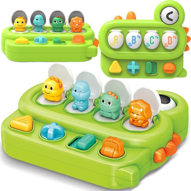 Woopie WOOPIE BABY Zabawka Edukacyjna Wyskakujące Dinozaury POP-UP