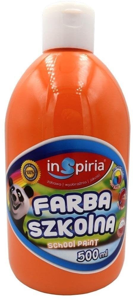 SCHEMAT Farba szkolna pomarańczowa 500ml