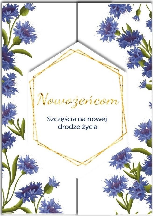 HENRY Karnet A5 z bilecikiem Ślub Chabry