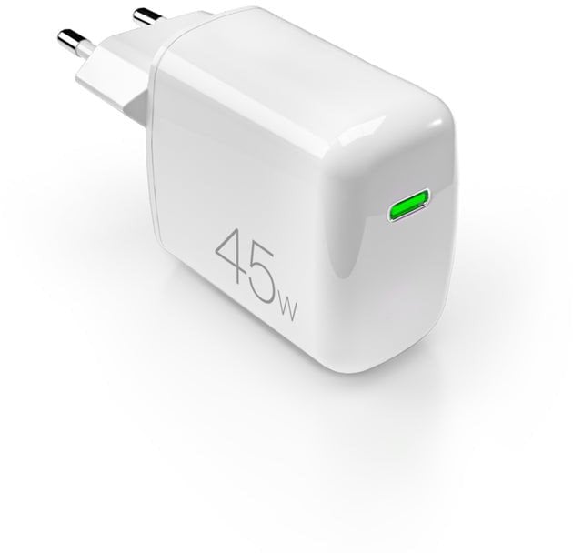 Ładowarka sieciowa Puro Super Mini 45W PD GaN USB-C - biała