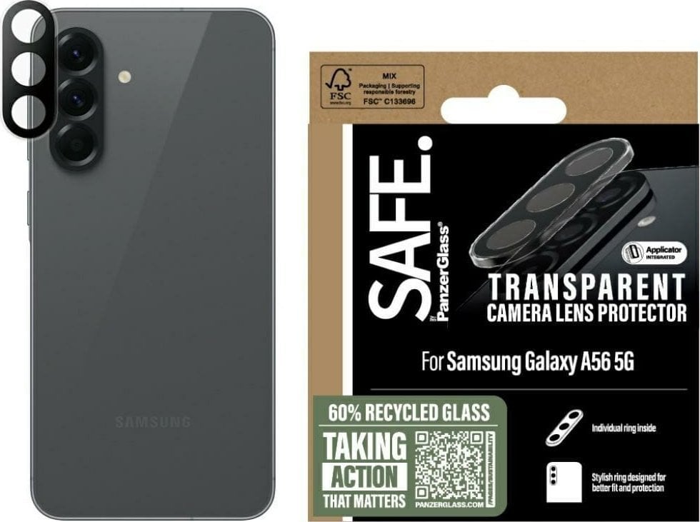 Szkło hartowane na obiektyw SAFE by PanzerGlass Rings Lens Protector do Samsung Galaxy A56 5G przezroczysty