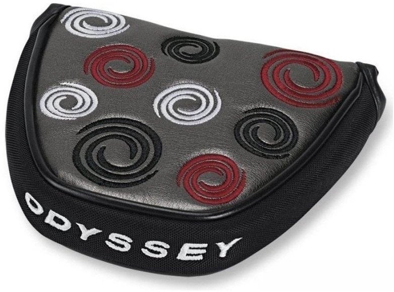 Pokrowiec, headcover Odyssey na puttera Malet, srebrny Swirl