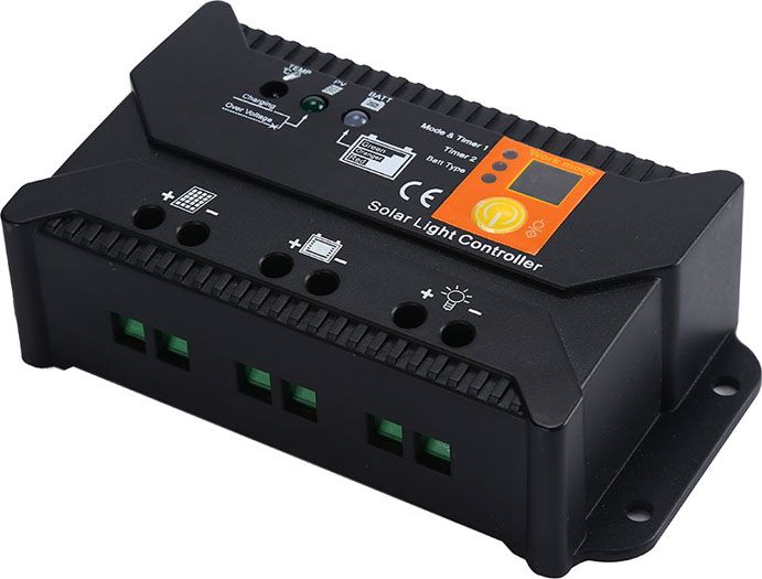 Azo Solarny regulator ładowania PWM SOL-10S 12/24 - 10A