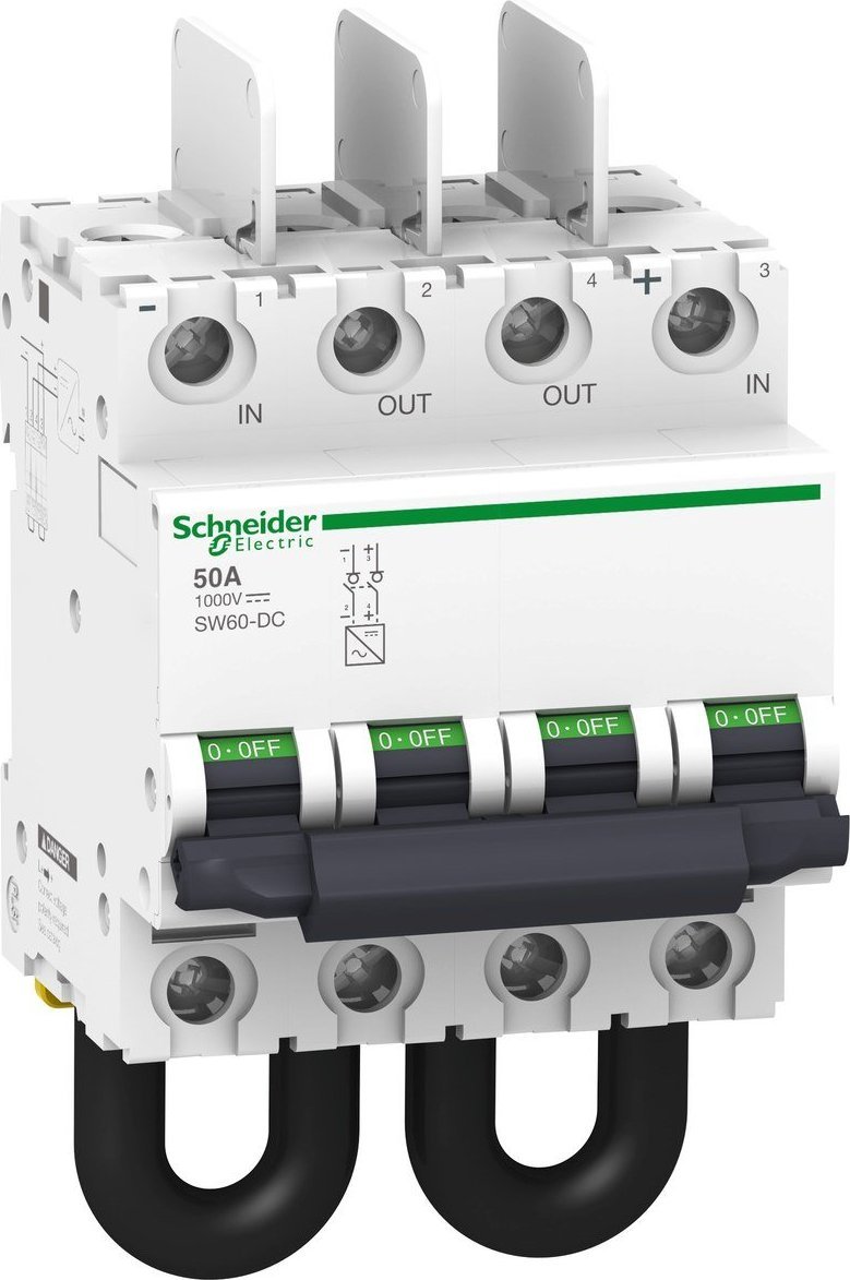 Schneider Electric Rozłącznik DC SW60-DC-50 50A 2-biegunowy 1000VDC (A9N61699)