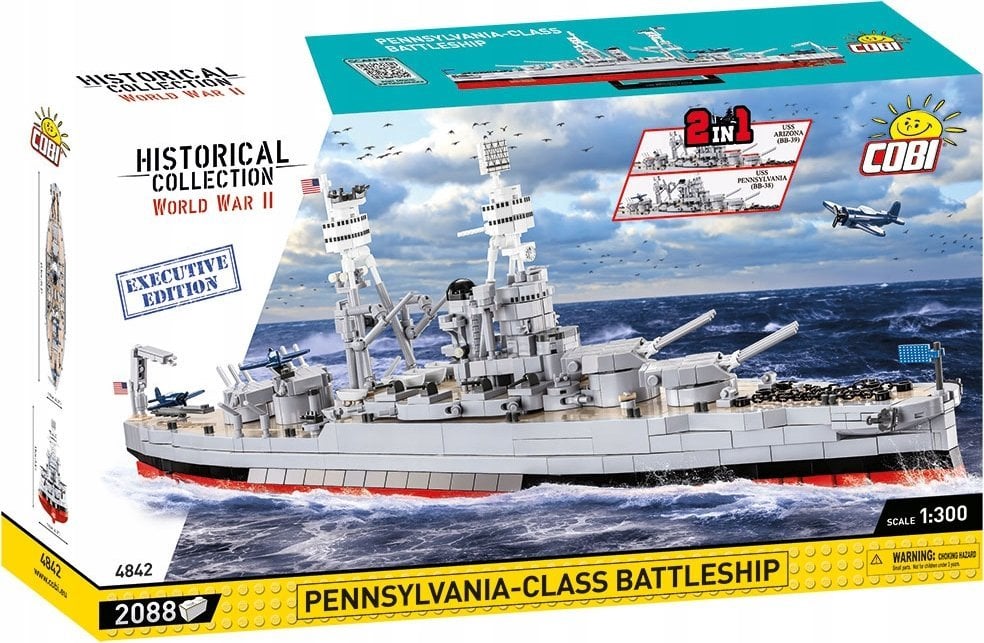 Cobi Klocki Pennsylvania - Class Battleship (2in1) - Executive Edition