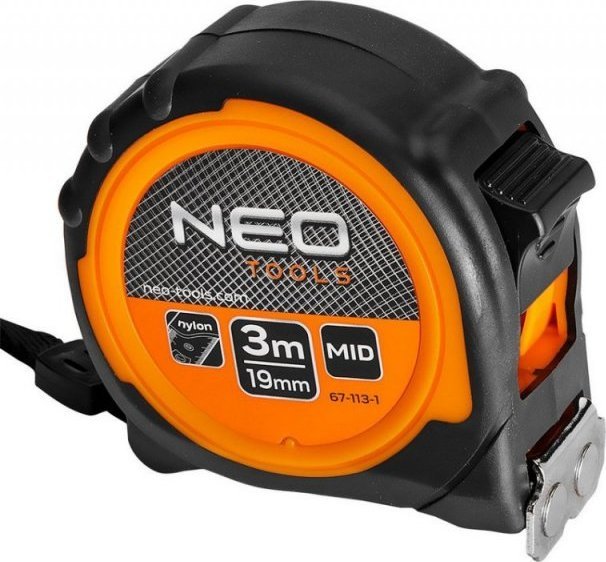 Neo 67-113-1 MIARA ZWIJANA STALOWA 3 M X 19 MM, MAGNES NEO TOOLS