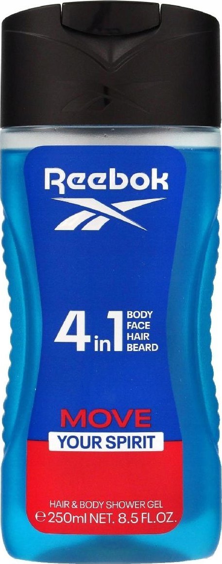 Reebok Move Your Spirit Żel pod prysznic 4in1 dla mężczyzn 250ml