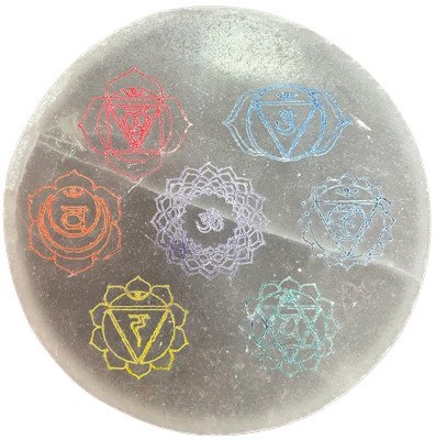 Płytka Selenitowa Średnia - Czakra