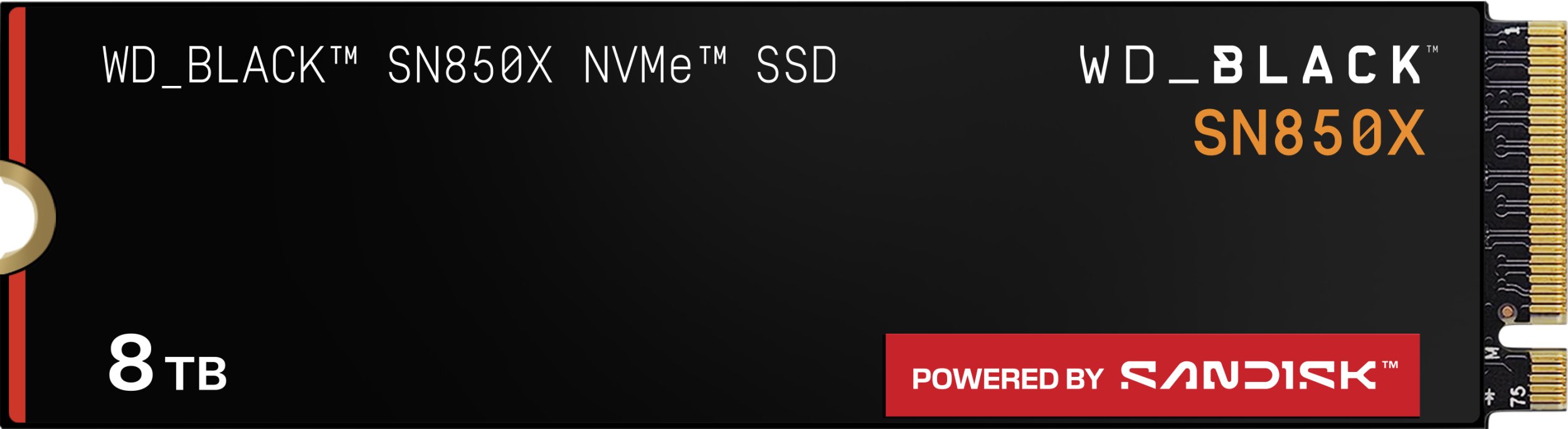 Dysk SSD SanDisk SN850X 8TB M.2 2280 PCI-E x4 Gen4 NVMe (WDS800T2XHE)