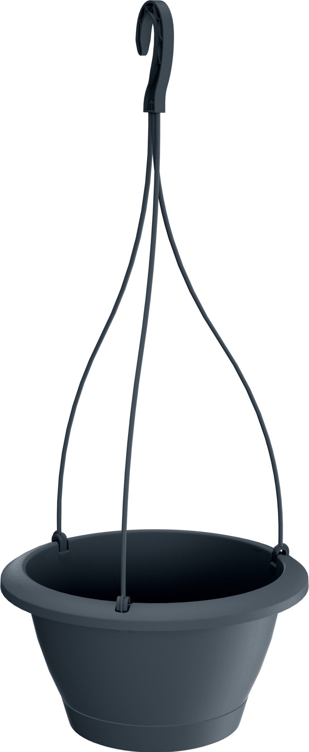 DONICZKA RESPANA WiSZĄCA - ANTRACYT 24CM