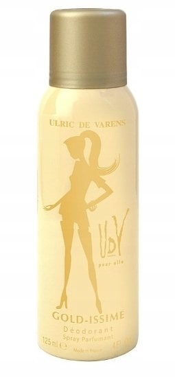 Ulric De Varens, Gold Issime, Scented Spray, For Women, 125 ml For Women