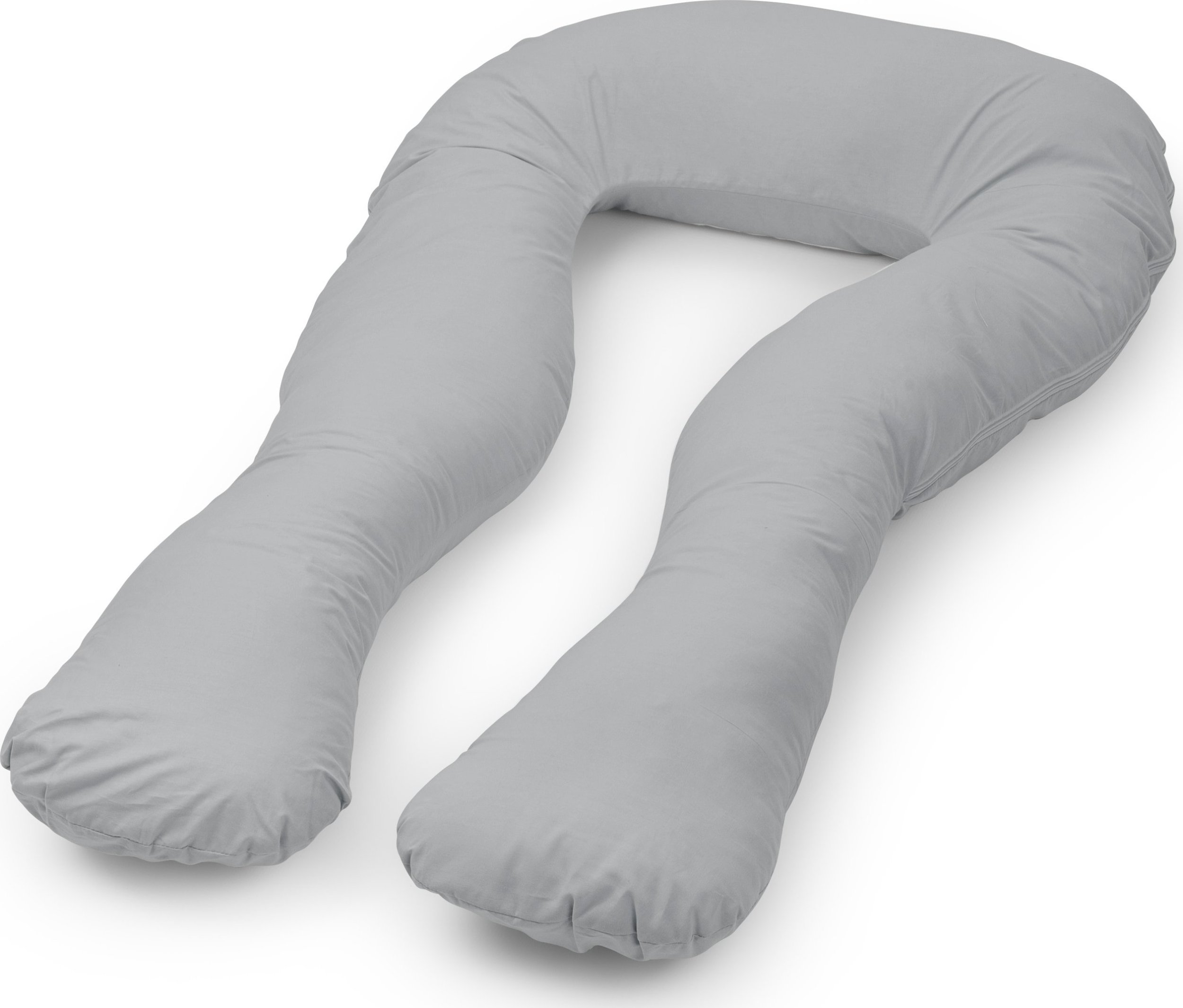 Flumi Poduszka ciążowa do karmienia rogal typu U szara