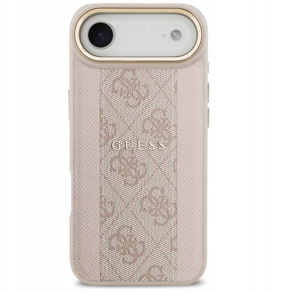 Guess Etui 4G Stripe MagSafe do iPhone Air różowy