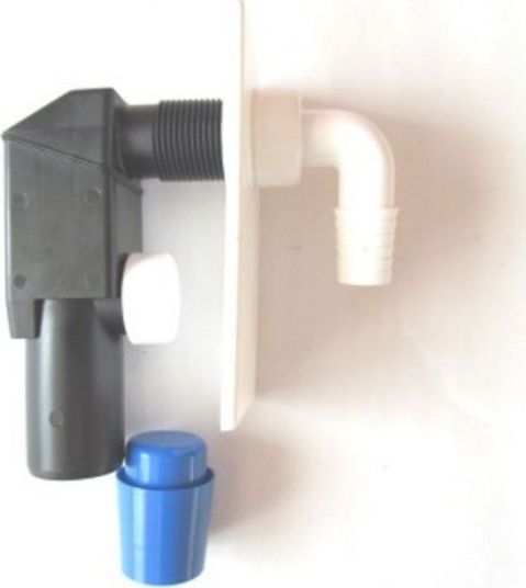 Syfon Unimet SYFON DO PRALKI PODTYNKOWY BIAŁY