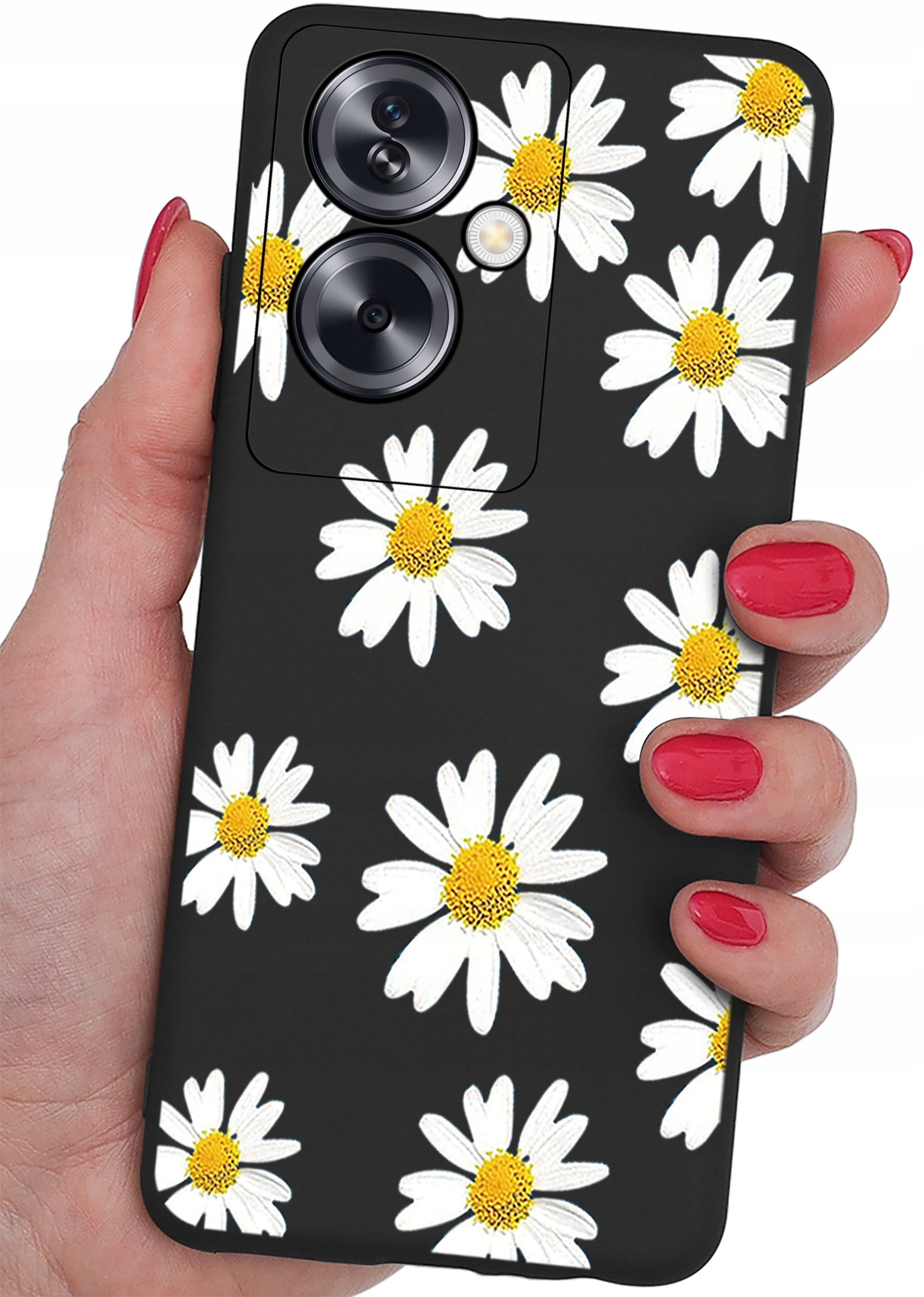 ETUI do Oppo A79 5G CASE WZORY SOFT MATT PLECKI + SZKŁO OCHRONNE 9H