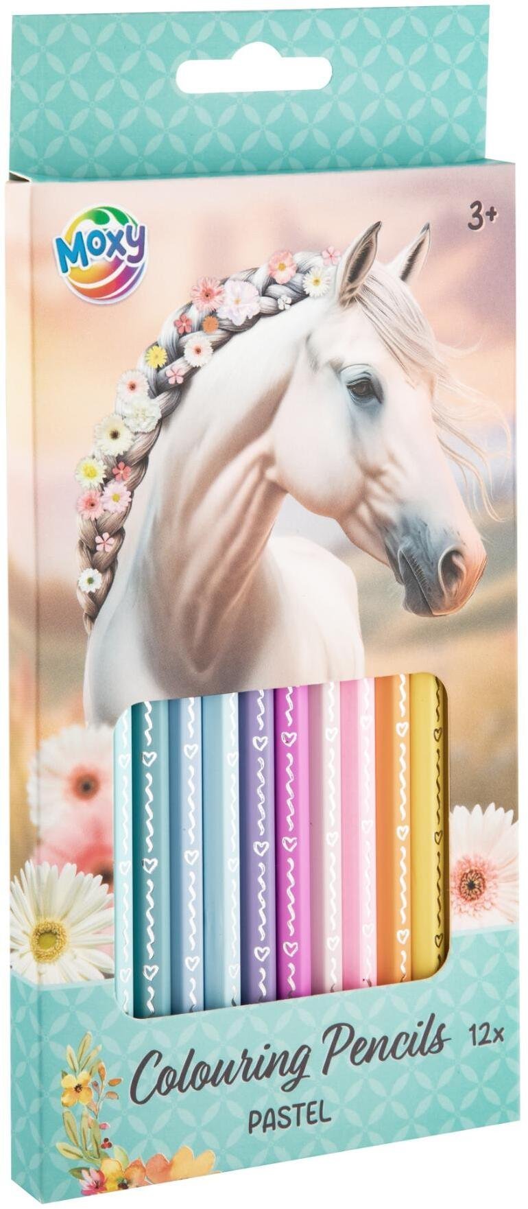 MFP paper Koń kredki pastelowe 12szt 190011 67923
