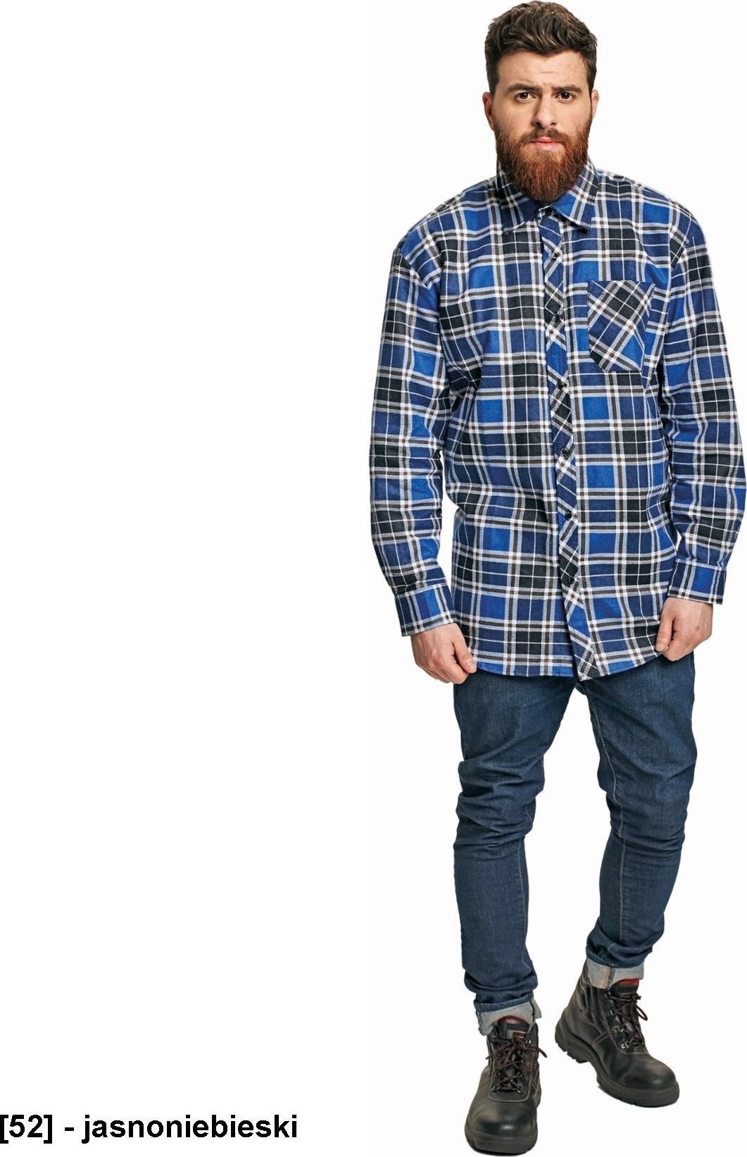 CERVA SATURN - KOSZULA FLANELOWA, 100% bawełna, rozm. XXL