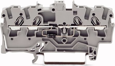 Wago Złączka diodowa 4-przewodowa 2,5mm2 szara (2002-1411/1000-411)