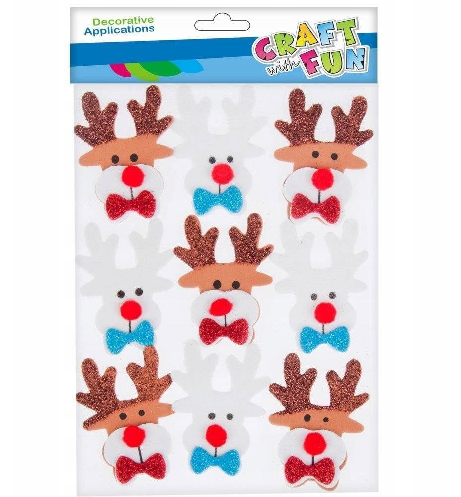 Craft with Fun CF OZDOBA BN EVA RENIFER SPRZYL 9SZT PBH 12/288