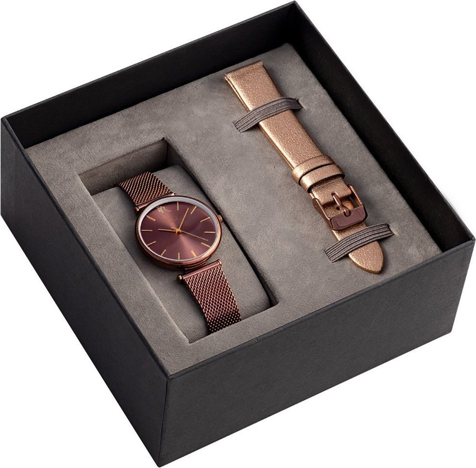 Zegarek Pierre Ricaud Zegarek damski Pierre Ricaud P22044.0111Q-SET brązowy