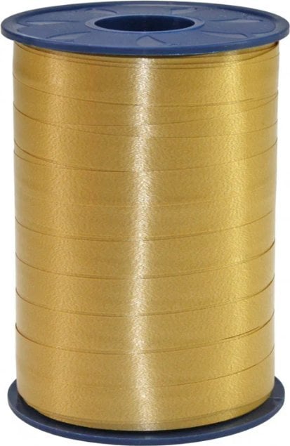 Gavebånd Glossy, 10 mm x 250 m, guld