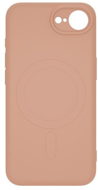 Etui silikonowe Supero do iPhone 16e Magsafe, brzoskwiniowe