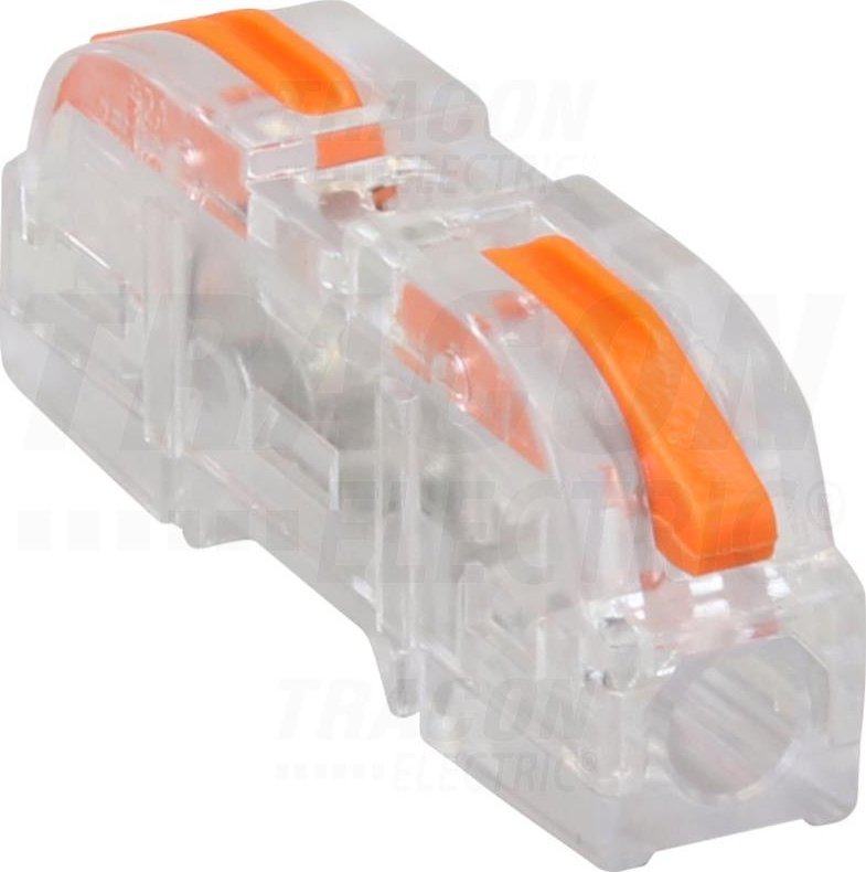 Tracon Electric Złączka otwierana przezroczysta 2 0.5-4mm - OVOTT11 - Tracon