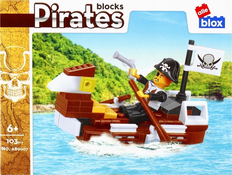 ALLEBLOX KLOCKI KONSTR ALLEBLOX PIRAT 103EL 19X7X5 PUD