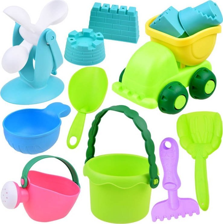 Triton Zestaw do piasku wiaderko foremki autko ZA4023