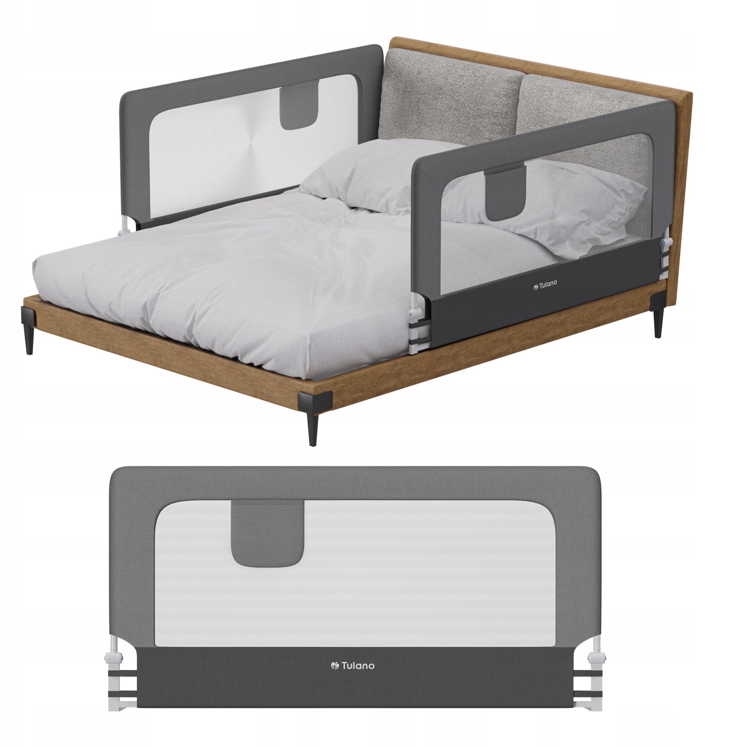 Barierka Zabezpieczająca Ochronna Do Łóżka Tulano Cover 25 150 Cm X 67-83Cm