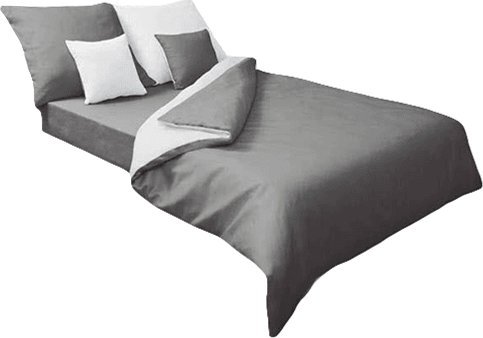 Multitex Pościel 140 x 200 2cz Satynowa Double Face Gold 4