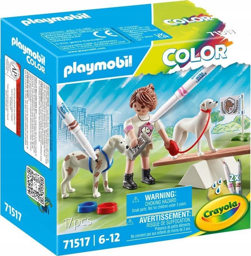 Playmobil Zestaw z figurkami Color 71517 Trening z psami