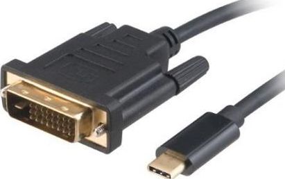 Kabel USB Akasa USB-C - DVI-D 1.8 m Czarny (AK-CBCA10-18BK)