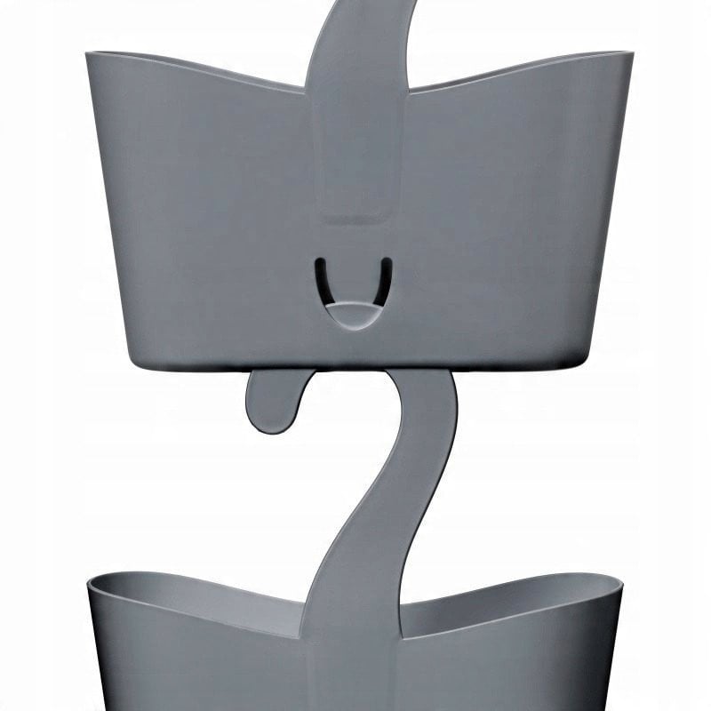 TATAY Pakarinams vannas istabas multifunkcionals plauktins 25x9x28cm peleks 8411801237960