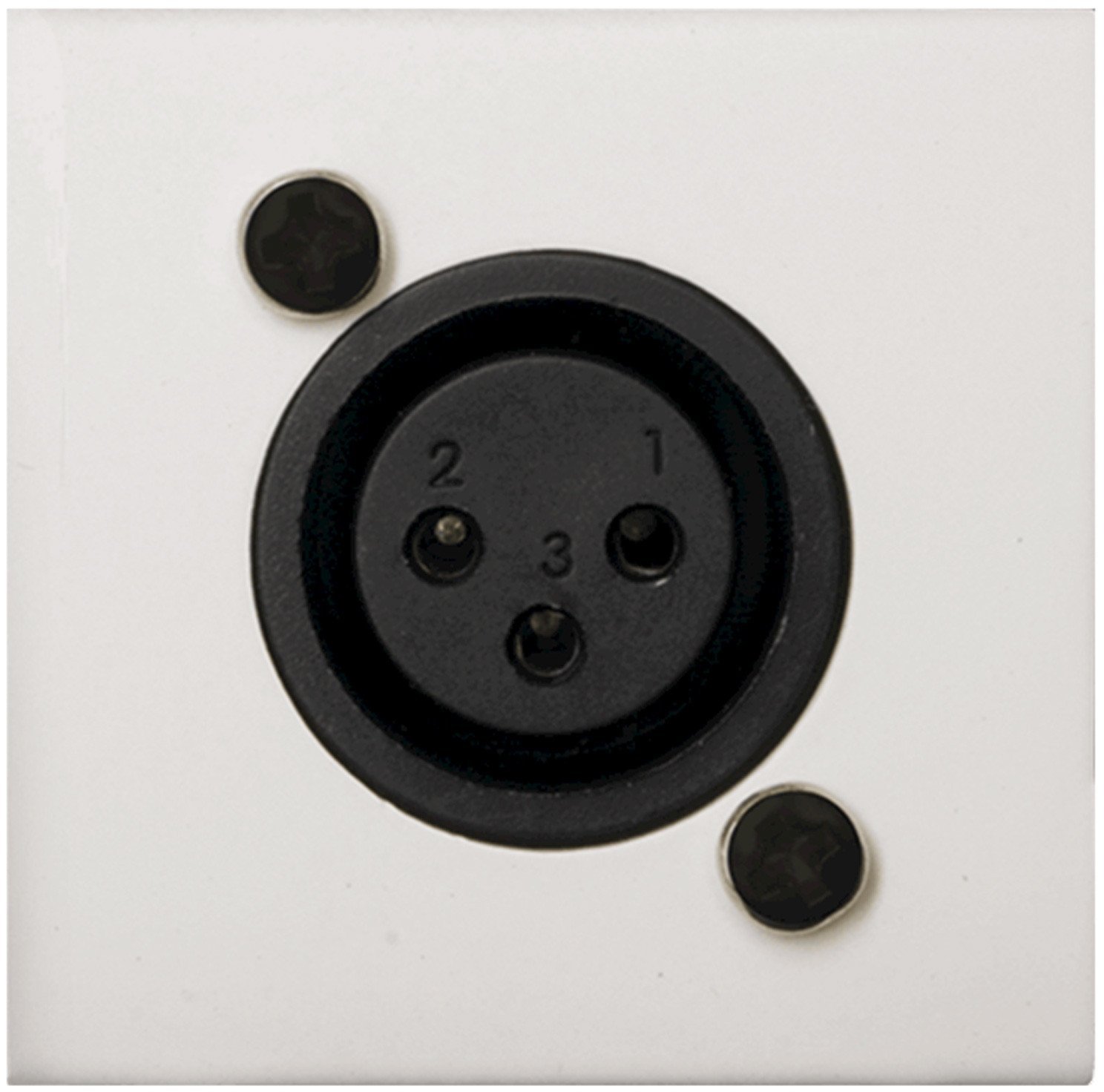 Ścienny moduł AUDAC WMI18/W, XLR mic biały