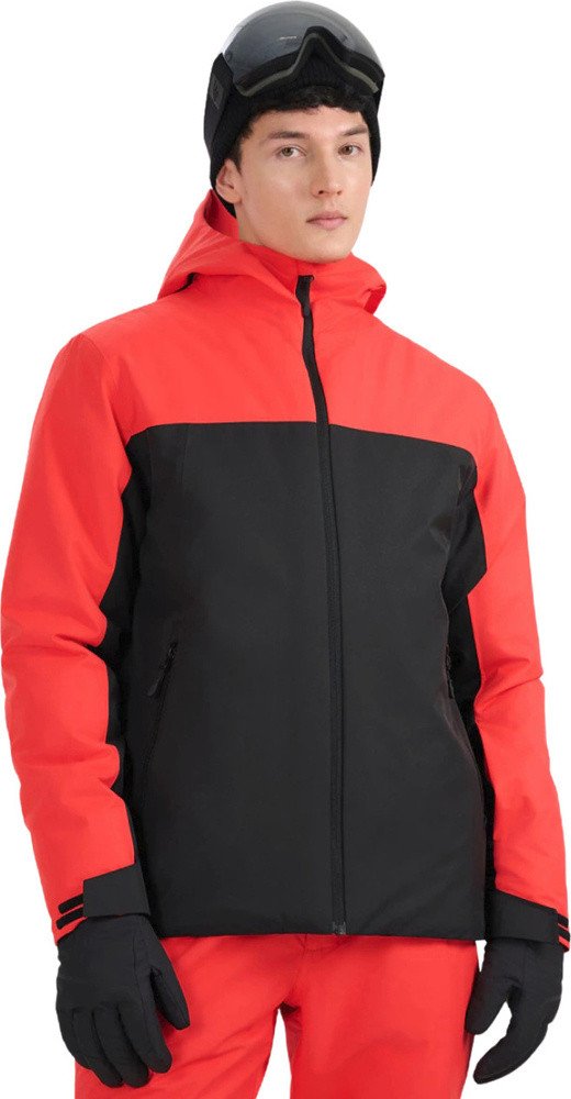 Kurtka narciarska męska 4F M0951 czerwono-czarna 4FWAW25TTJAM0951 90S XL