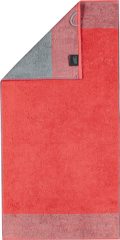 Cawo Frottier Ręcznik TWO-TONE Rot 30x50 cm