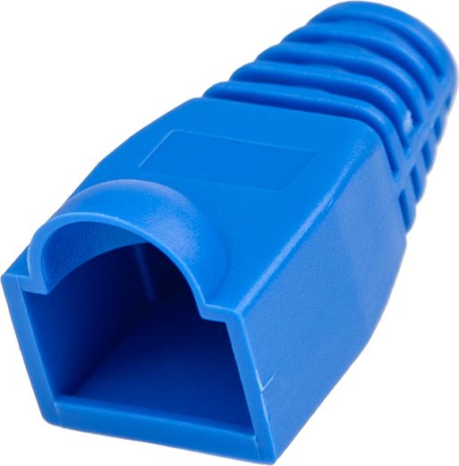 Unitek Osłona wtyku RJ45, 6 mm, 100 szt. niebieska