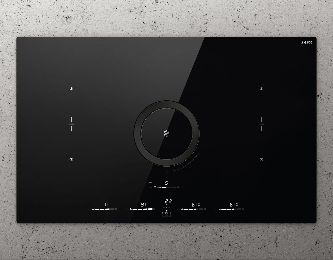 Płyta grzewcza Elica ELICA Płyta indukcyjna + okap NIKOLATESLA SWITCH GLOW BL/F/83 PRF0183878 Użyj kodu rabatowego 12ELI24 i płać mniej